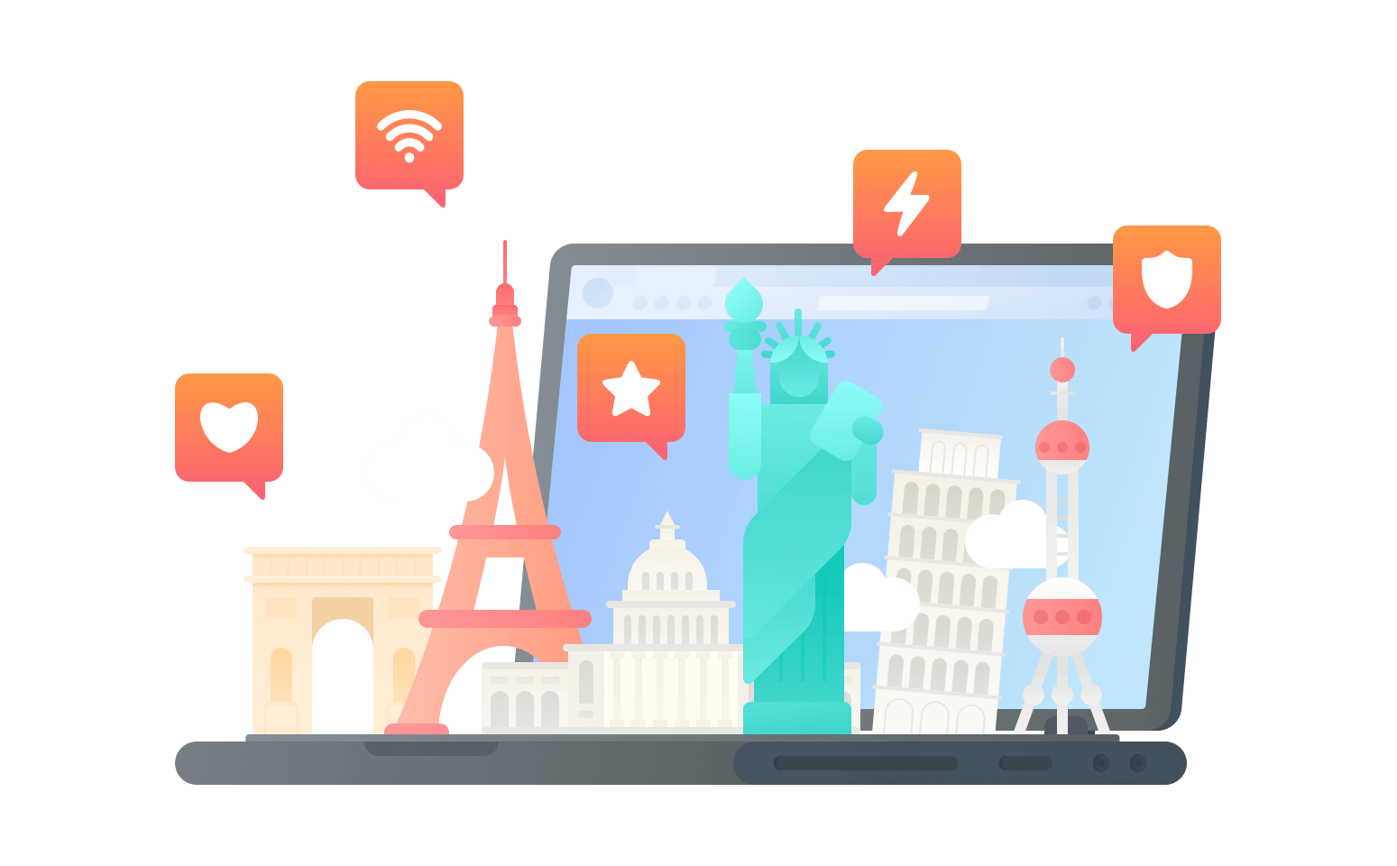 在米西太平洋群岛连接到中国vpn - 云回国